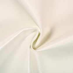 Ткань Дерматин (Кожзам) для мебели, цвет Белый (на отрез)  в Дмитрове