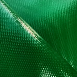 Ткань ПВХ 600 гр/м2 плотная, Зелёный (Ширина 150см), на отрез  в Дмитрове