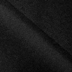 Ткань Оксфорд 600D PU, Черный (на отрез)  в Дмитрове
