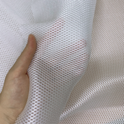 Сетка 3D трехслойная Air mesh 160 гр/м2, цвет Белый (на отрез)  в Дмитрове