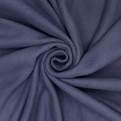 Ткань Флис Односторонний 130 гр/м2, цвет Темно-серый (на отрез)  в Дмитрове