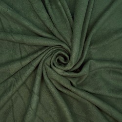 Ткань Флис Односторонний 130 гр/м2, цвет Темный хаки (на отрез)  в Дмитрове
