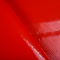 Ткань ПВХ 450 гр/м2, Красный (на отрез)  в Дмитрове